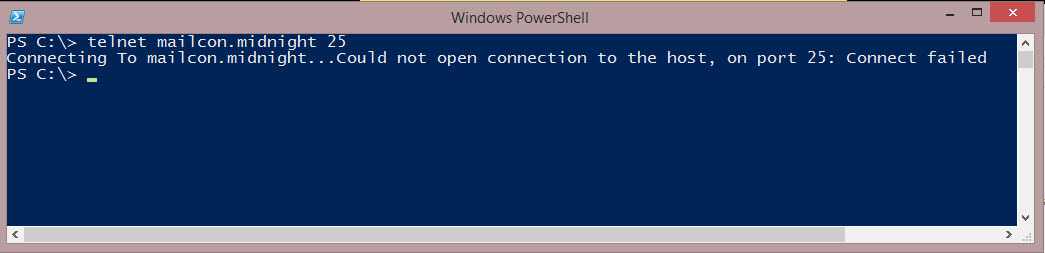 TelnetFail