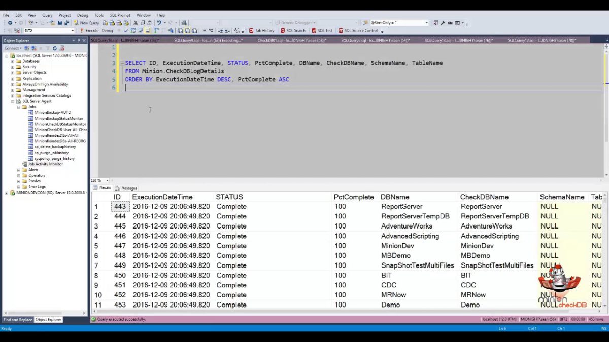 Multi-threading: CheckDB