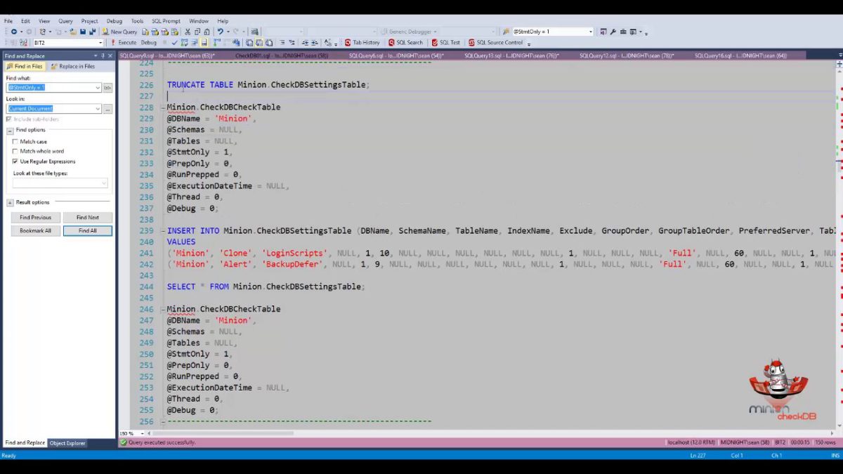 Exclude Tables