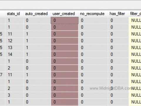 Get Table Stats with Powershell