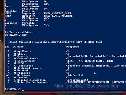 Working with PSDrive in PowerShell