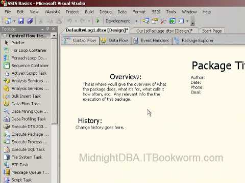 SSIS Basics
