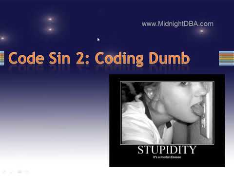 T-SQL Codig Sins: SQL Saturday #41 – Atlanta