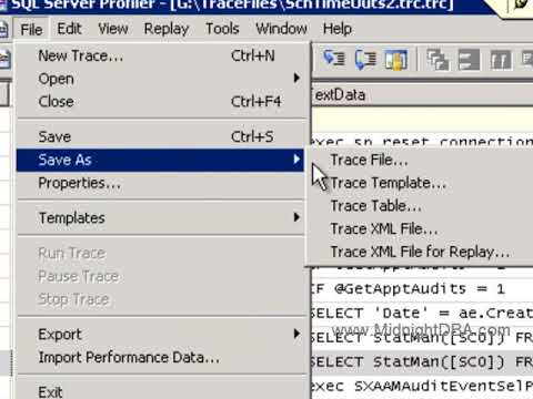 Find query timeouts in Profiler