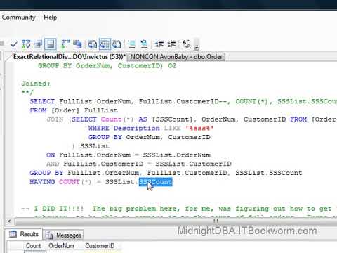 Master Stored Procedure Workshop: Part 2