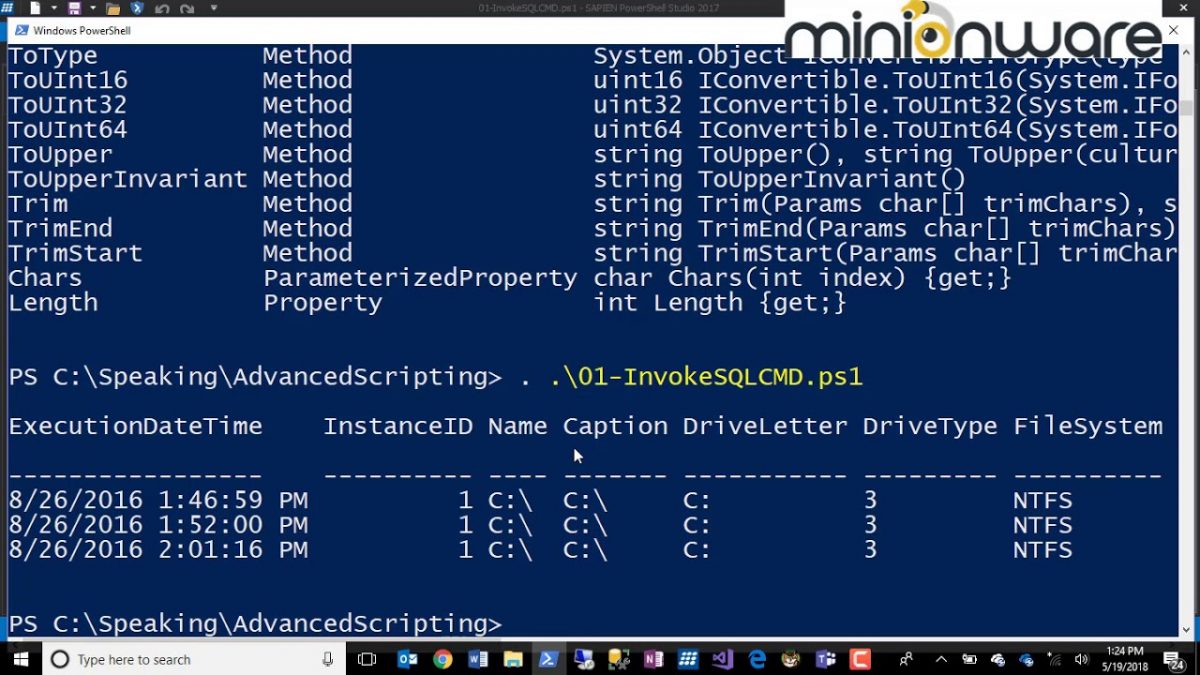 Loading SQL Data From Powershell